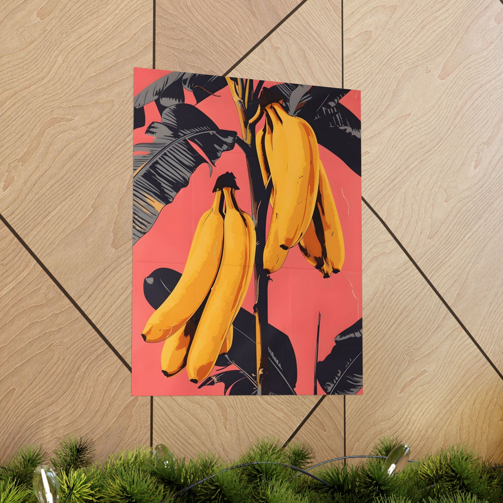 Pop Banana Matte Vertical Poster — Wall Art