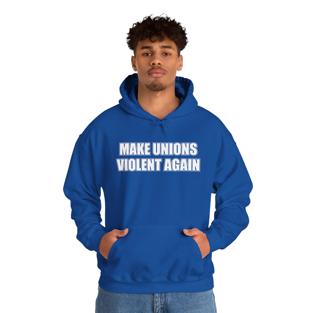 Make Unions Violent Again Retro Logo — Bold City Pride Pullover