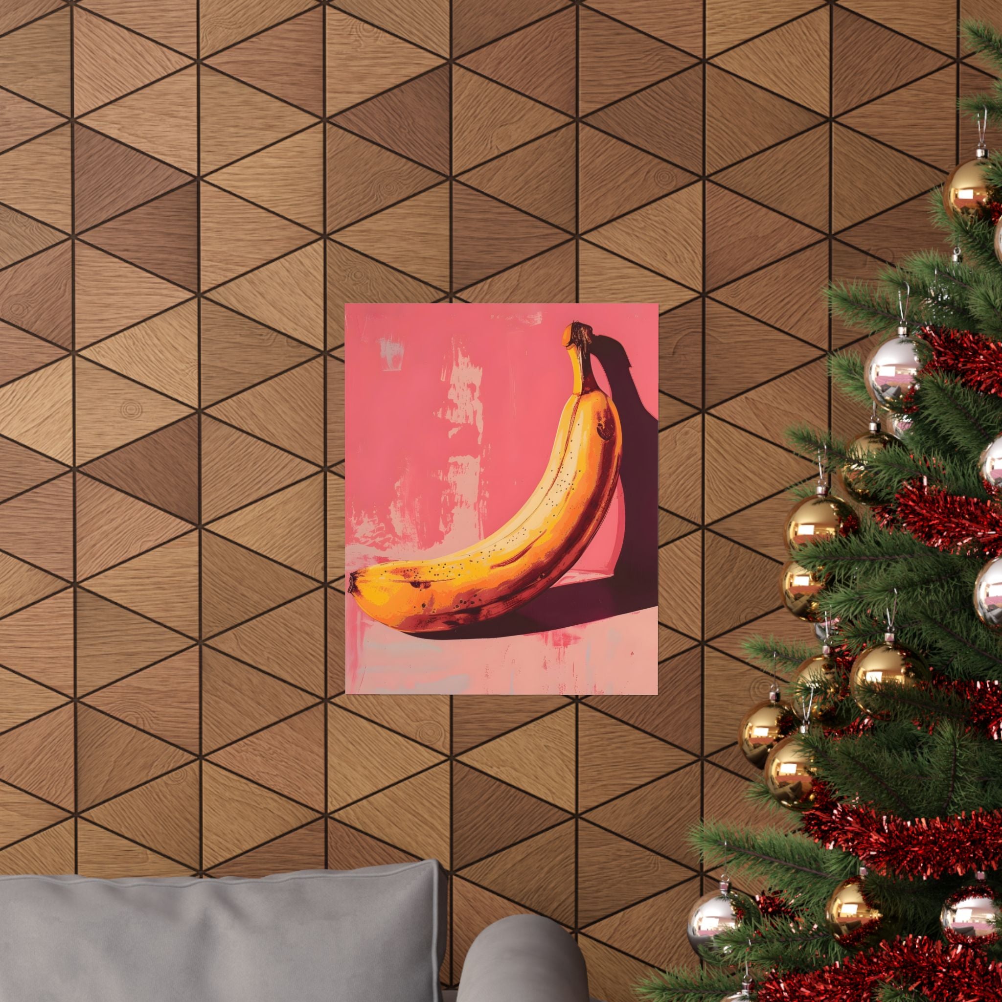 The Banana That Poses Matte Vertical Poster — Wall Art