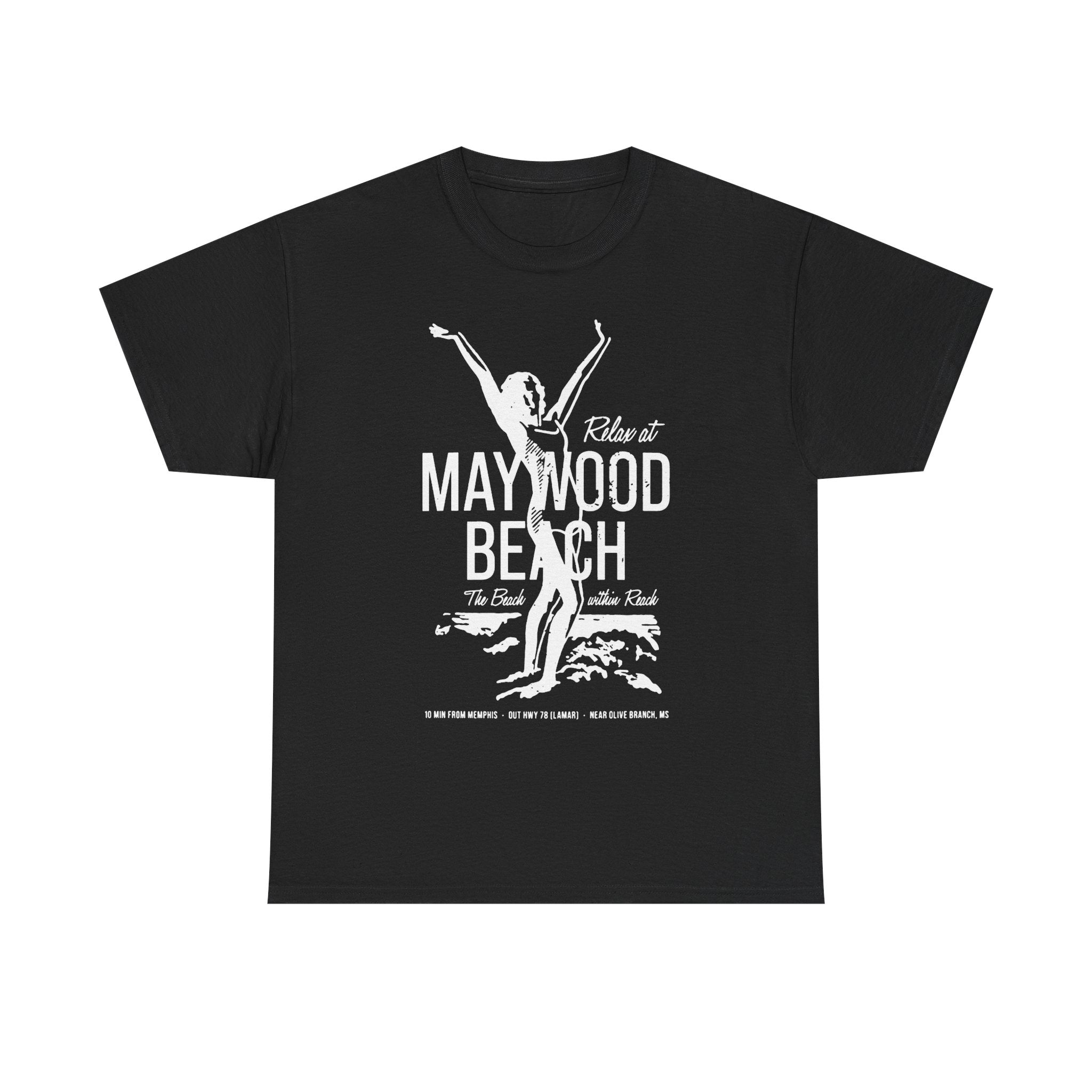 Beach Vibes Unisex Tee - 'Maywood Beach' Design