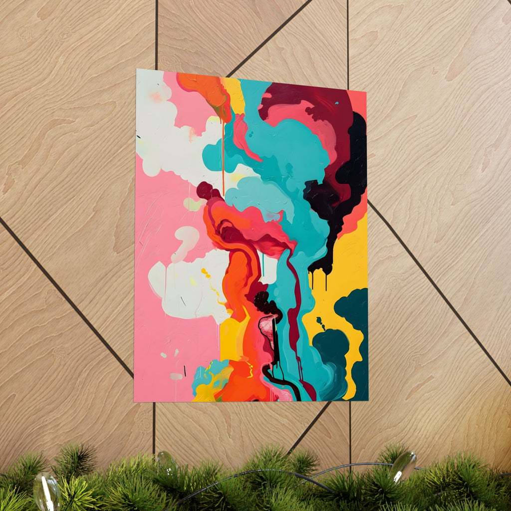 Where Colors Learn to Dance Matte Vertical Poster — Wall Art