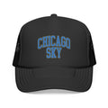 Chicago Sky Retro Cap – Vintage Arch Logo Mesh Hat
