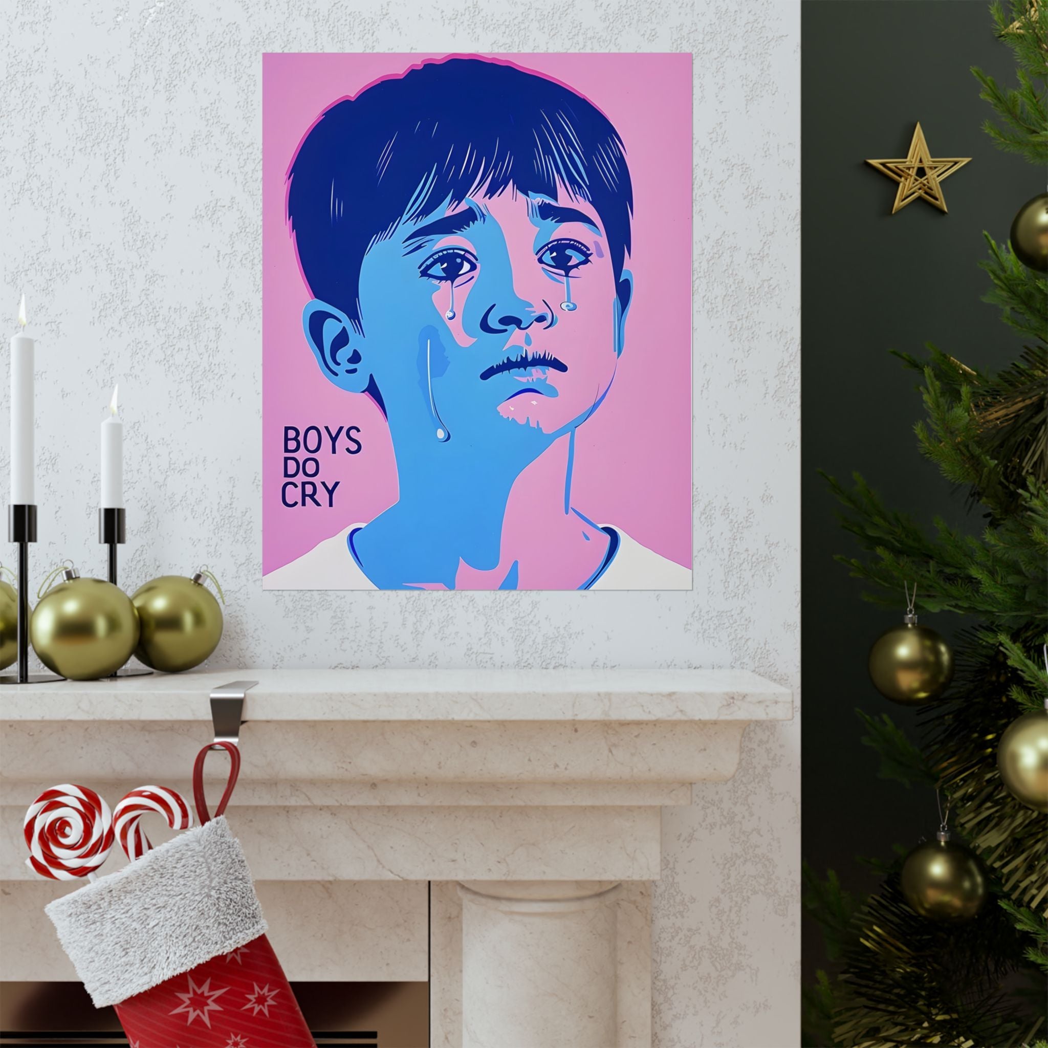Boys Dont Cry Matte Vertical Poster — Wall Art