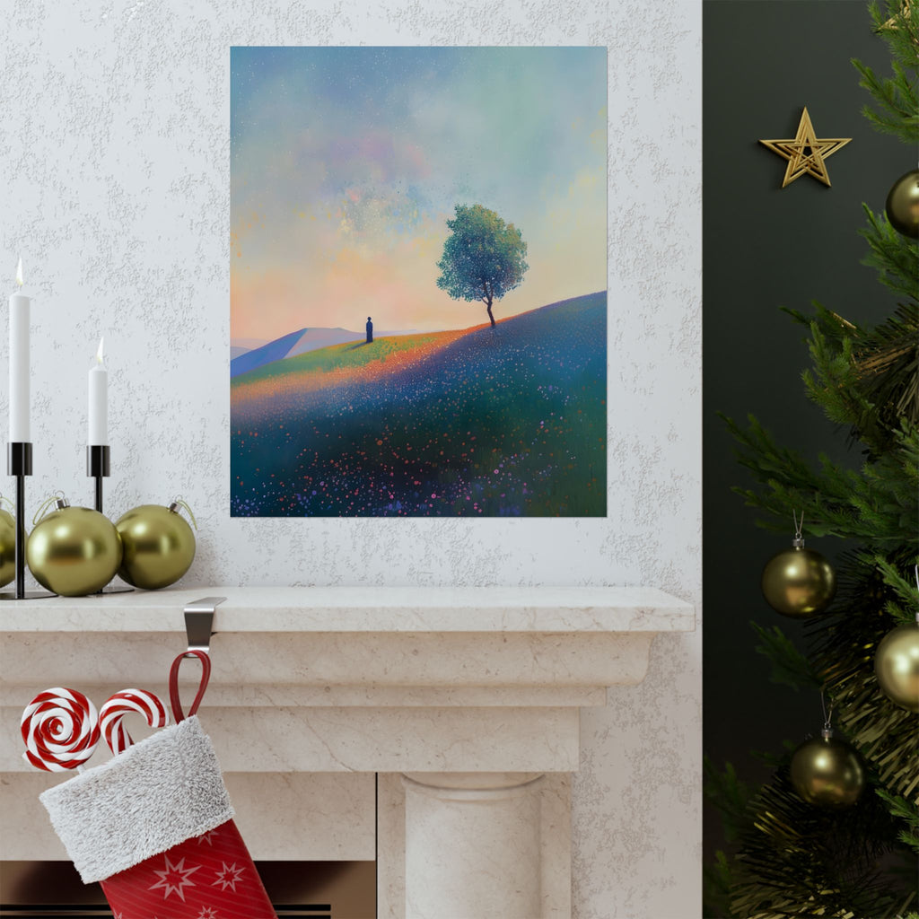 Where the Earth Breathes in Color Matte Vertical Poster — Wall Art